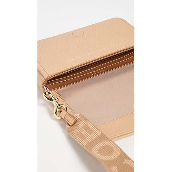Marc Jacobs The Leather Mini Crossbody Bag - Camel